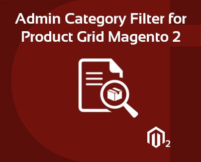 Magento 2 admin category filter for product grid